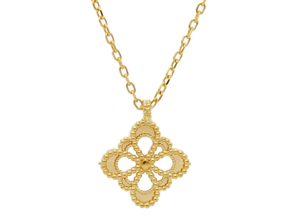 Collana Ciondolo Geometrico in Oro Giallo 18kt