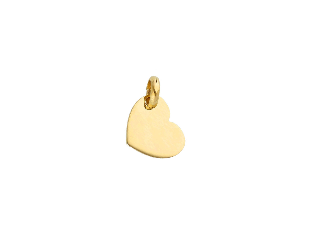 Heart Pendant in 18kt Yellow Gold