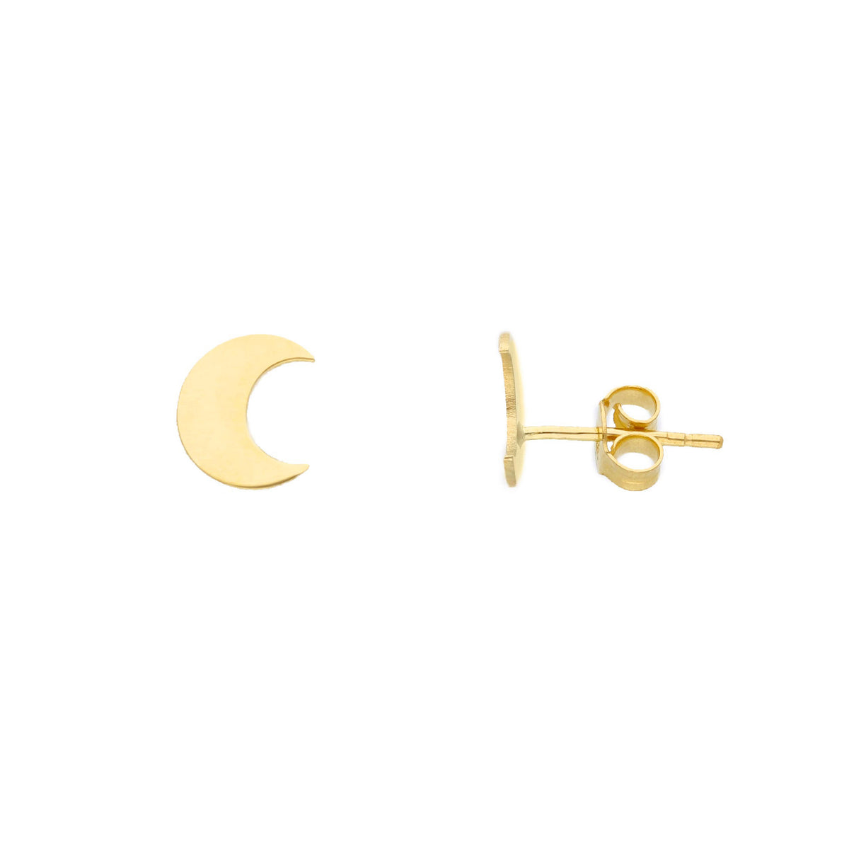 Maiocchi Gold Heart Earrings in 18kt Yellow Gold