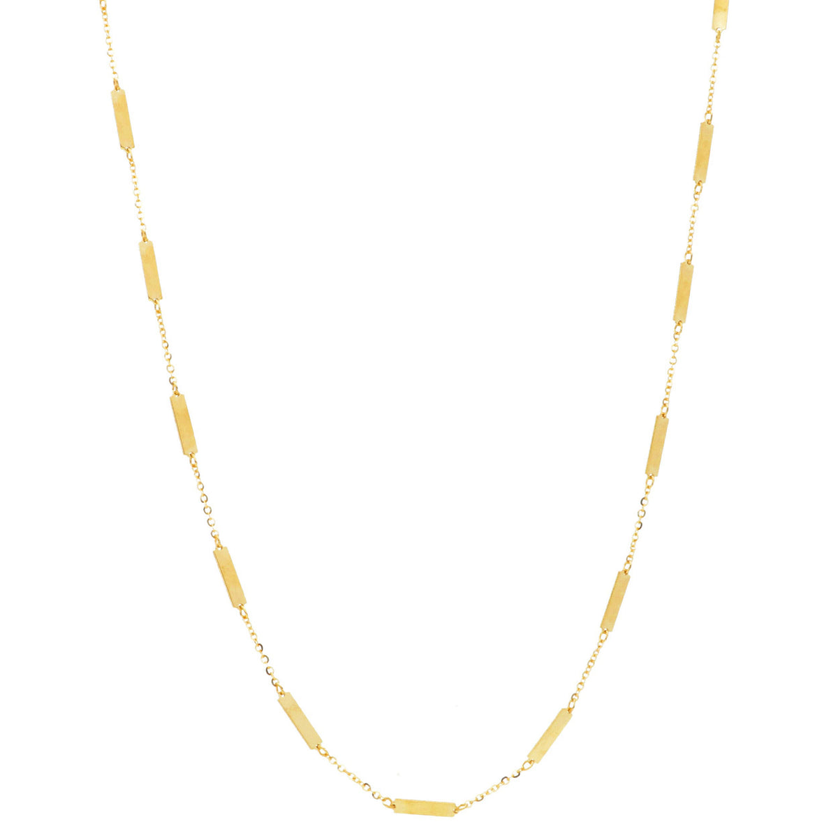 Maiocchi Gold Girocollo Piastrine in Oro Giallo 18kt