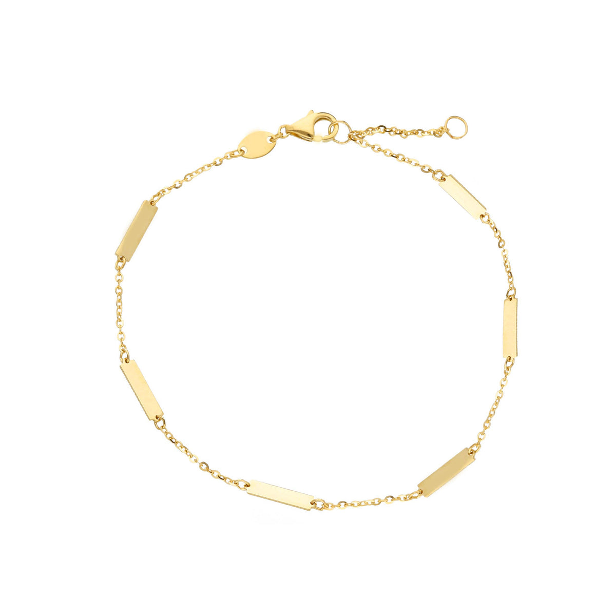 Maiocchi Gold Bracciale Piastrine Oro Giallo 18kt