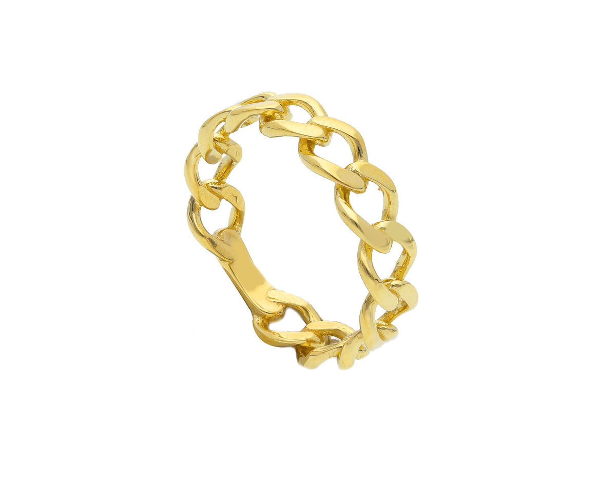 Anello Groumette in Oro Giallo 18kt