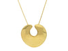  Round Pendant Necklace in 18kt Yellow Gold