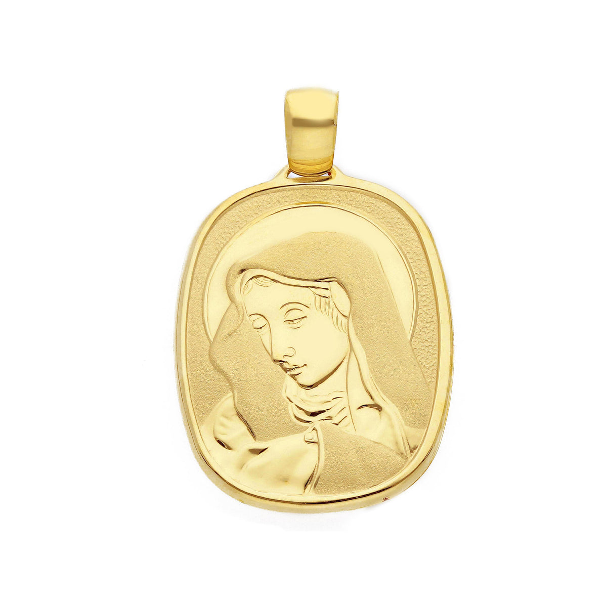 Medaglia MaDonna in Oro Giallo 18kt