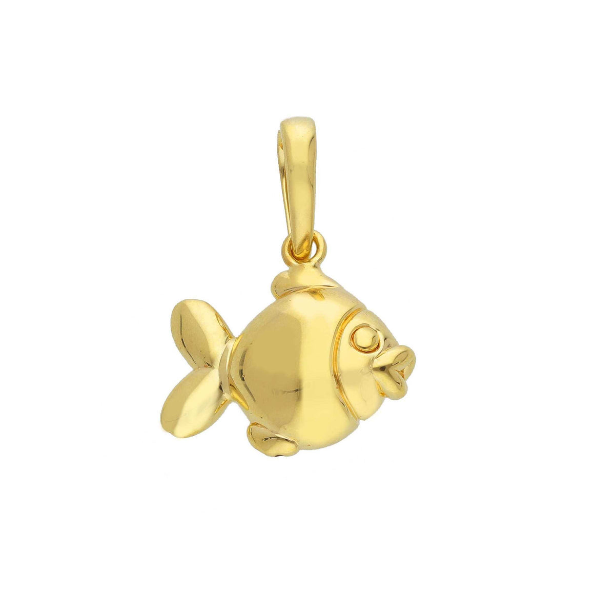 Tennis Racket Pendant in 18kt Yellow Gold