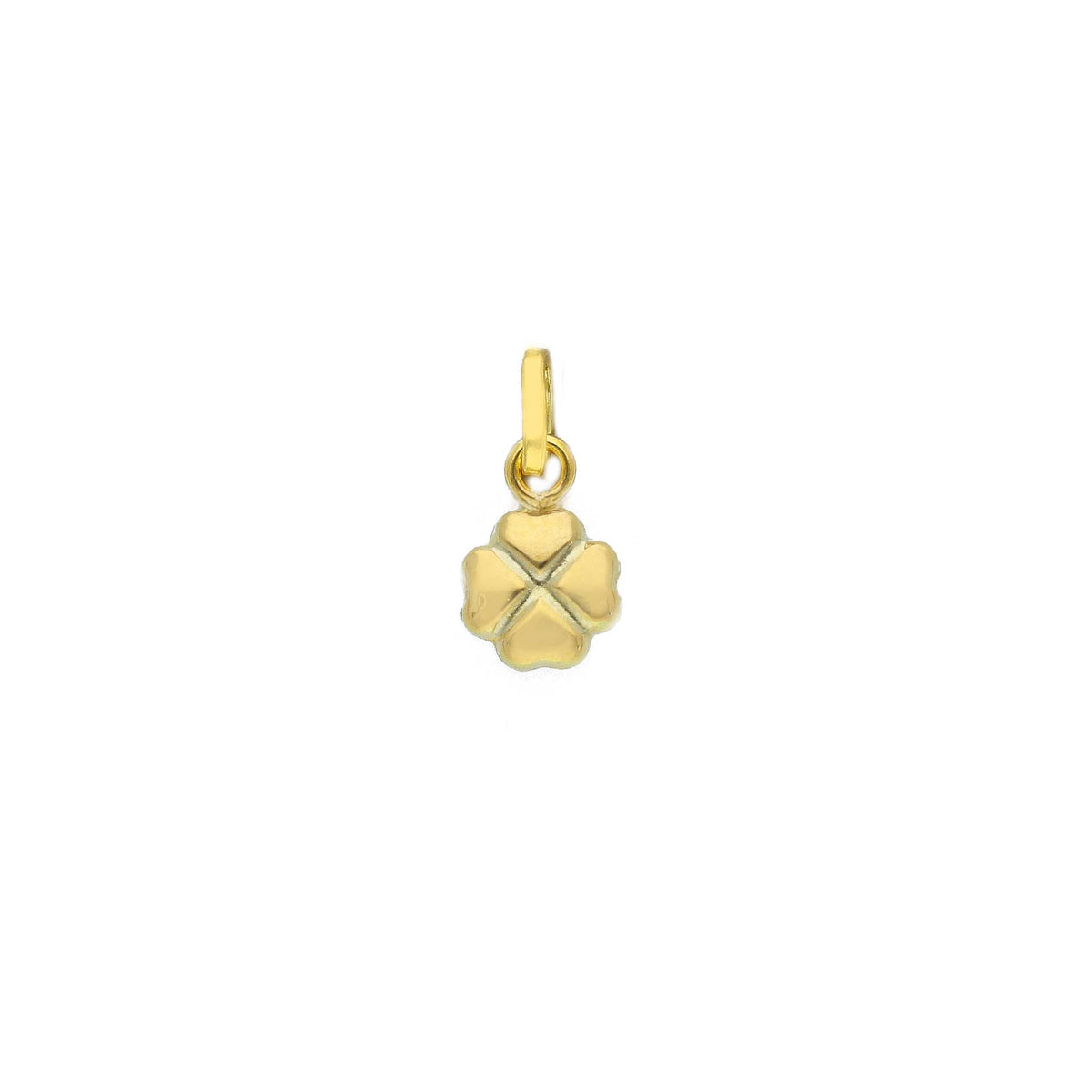 Ciondolo Quadrifoglio in Oro Giallo 18kt