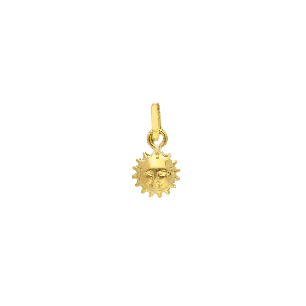 Sun Pendant in 18kt Yellow Gold