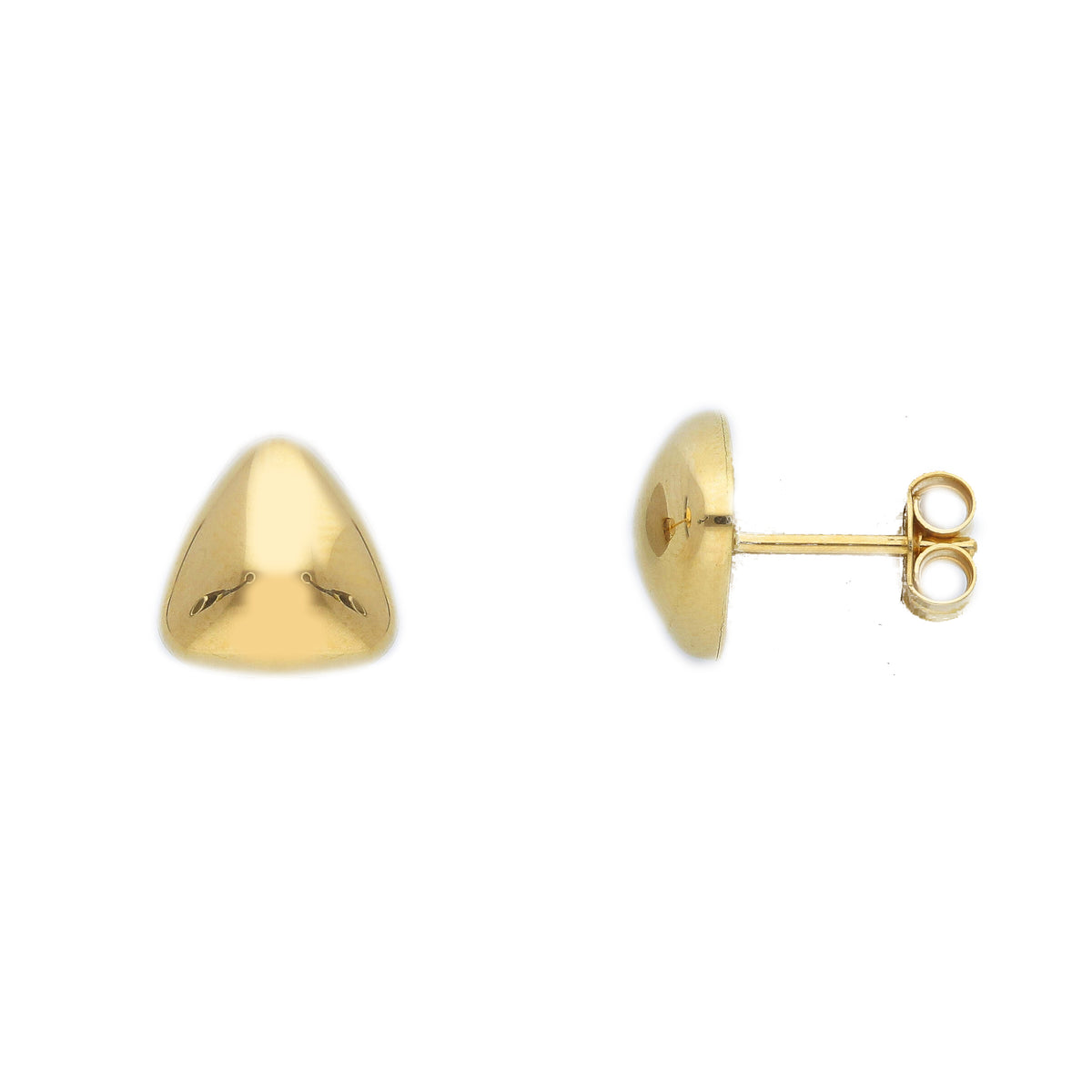 Maiocchi Gold Sphere Earrings 18kt Yellow Gold