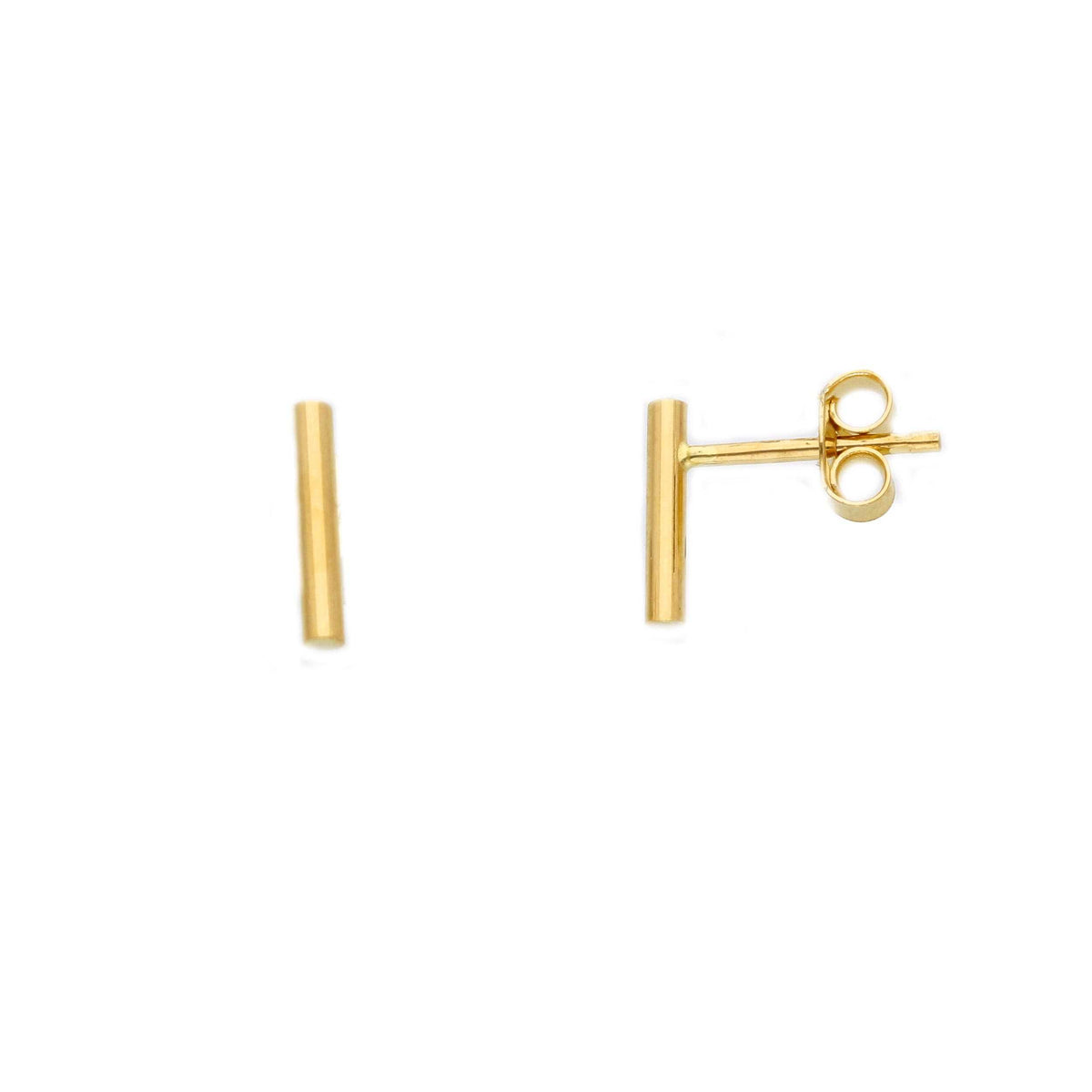 Maiocchi Gold Heart Earrings in 18kt Yellow Gold