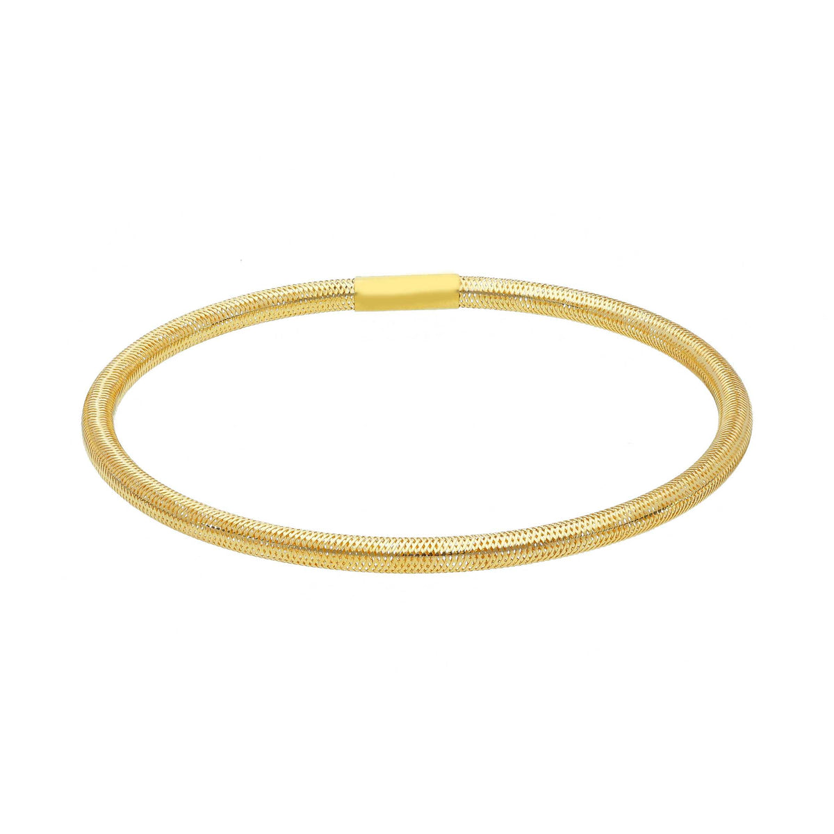 Grumette Bracelet with 9kt Yellow Gold Plate 21 cm