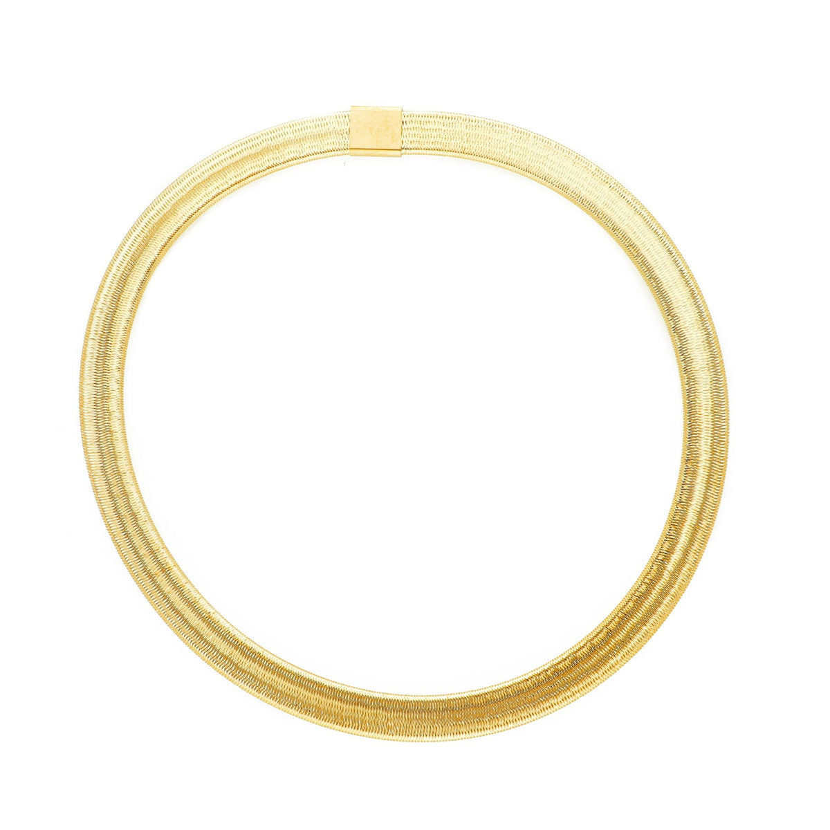 Grumette Bracelet with 9kt Yellow Gold Plate 21 cm