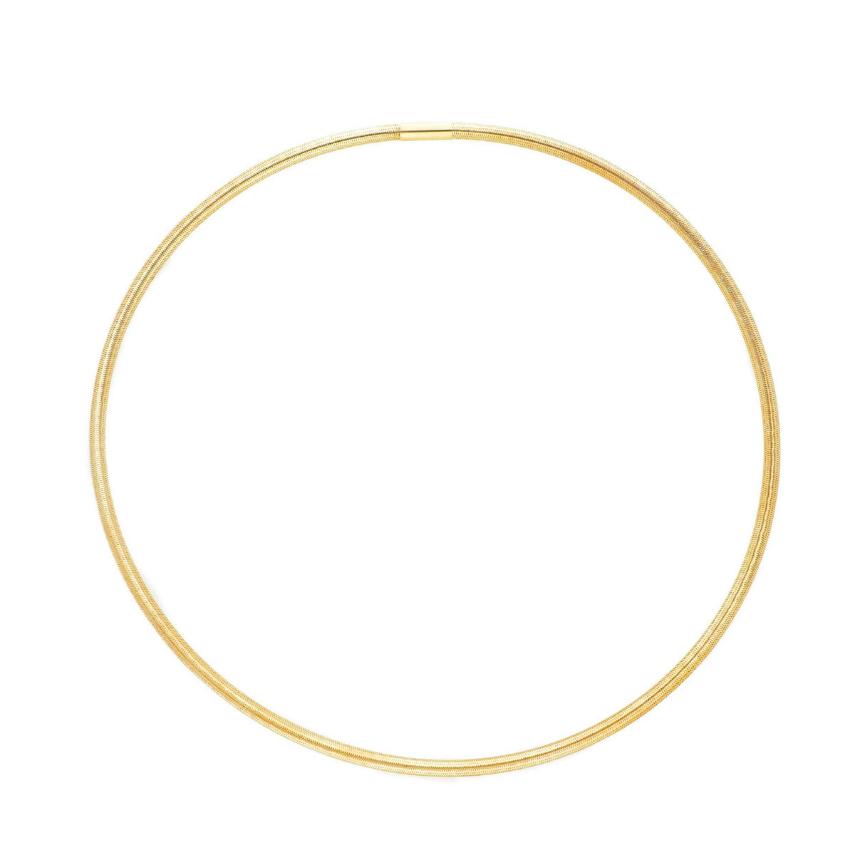 Grumette Bracelet with 9kt Yellow Gold Plate 21 cm