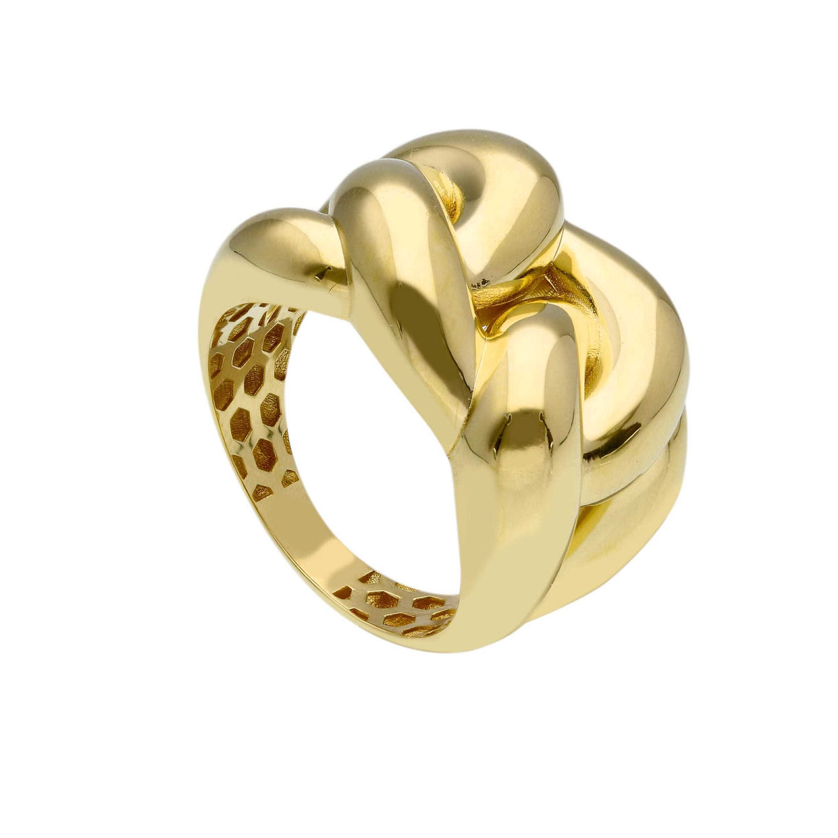 Maiocchi Milano 18kt Yellow Gold Chevalier Ring