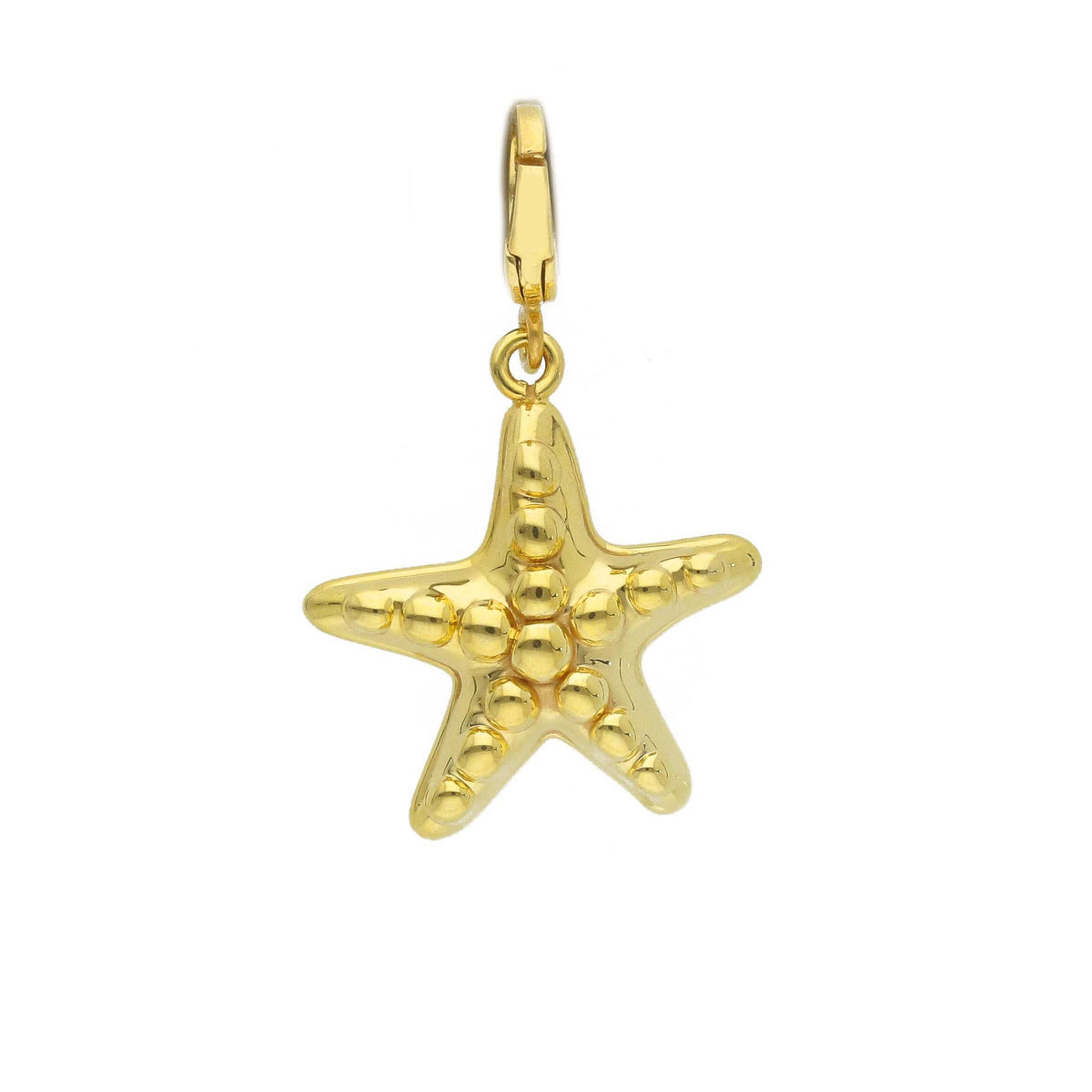 Ciondolo Stella Marina in Oro Giallo 18kt