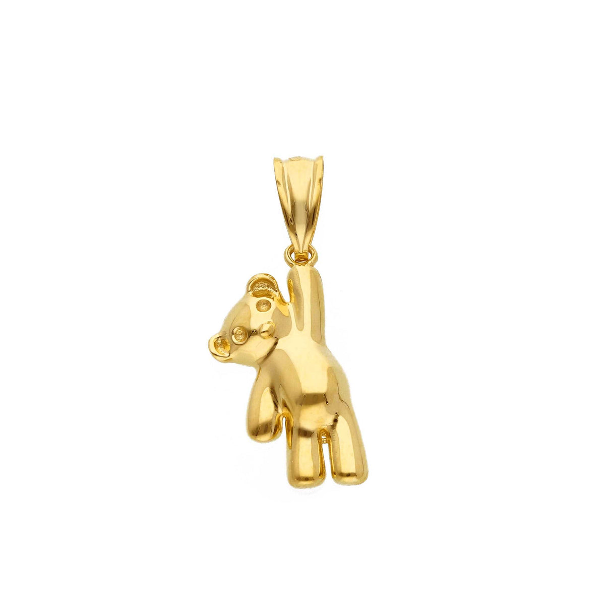 Bear Pendant in 18kt Yellow Gold