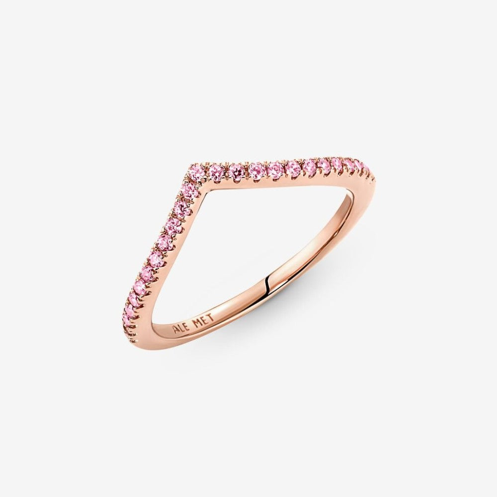 Pandora Anello Desiderio Scintillante Rosa 186316C02