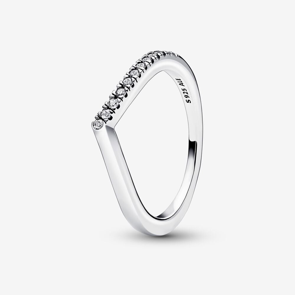 Pandora Anello Desiderio Scintillante Asimmetrico 192394C01