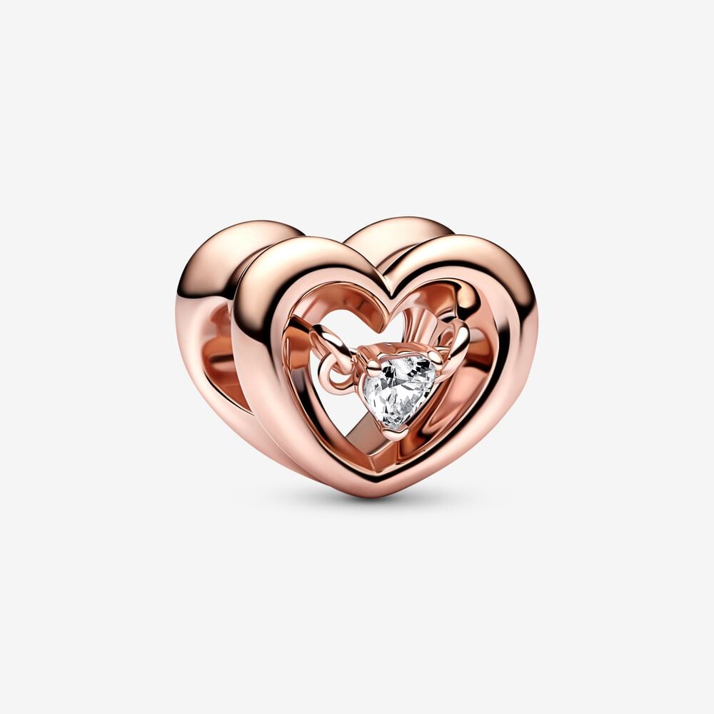 Pandora Charm Cuore Splendente con Pietra 782493C01