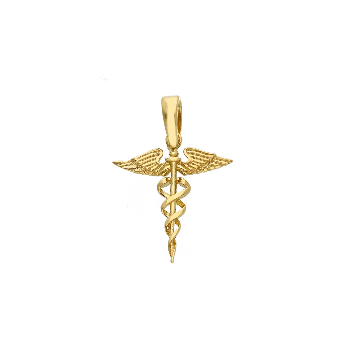 Ciondolo Caduceo in Oro Giallo 18kt