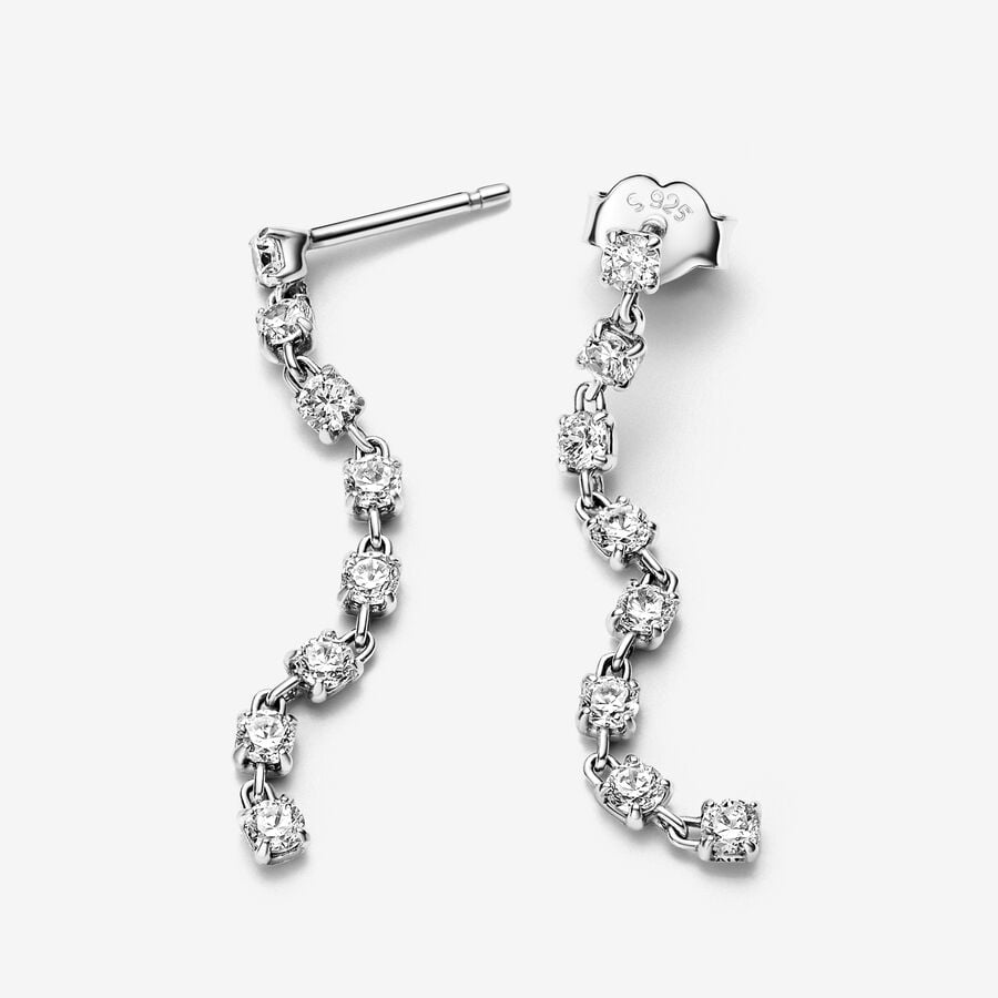 Pandora Orecchini Pendenti Cascata di Pietre 293159C01