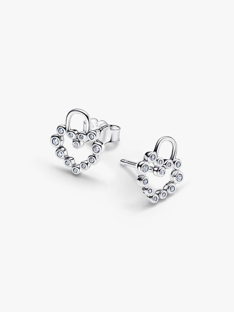 Pandora Orecchini Lucchetto Cuore Luminoso 294419C01