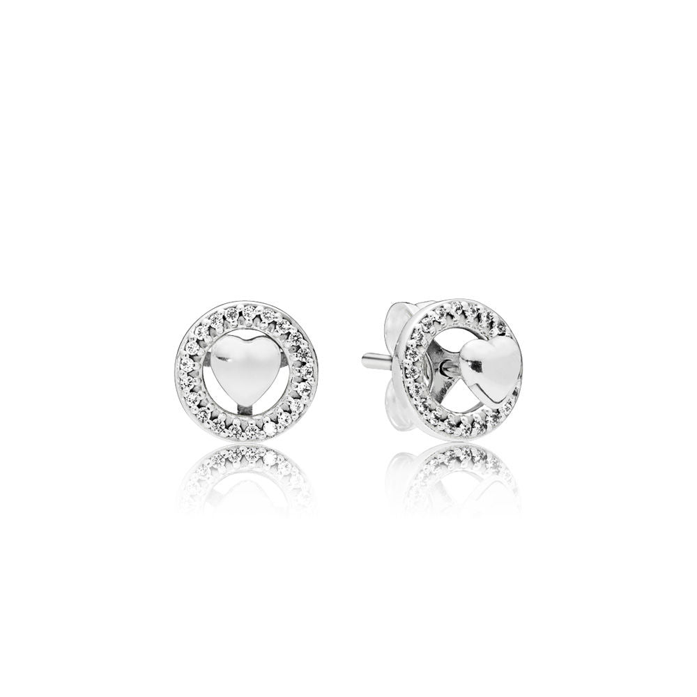 Pandora Orecchini a lobo cuori forever 297709CZ