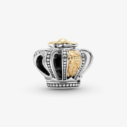 Pandora Charm Corona Bicolore 799340C00