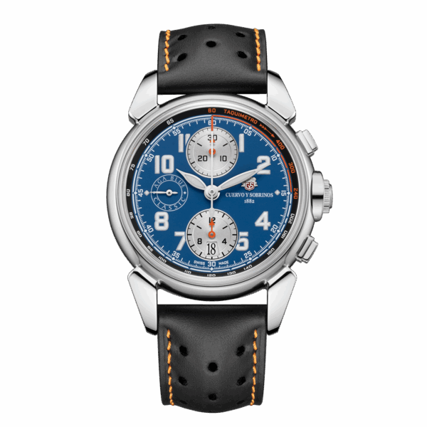 Cuervo y Sobrinos Chrongraph Aga Blue Classic 3141.1AB