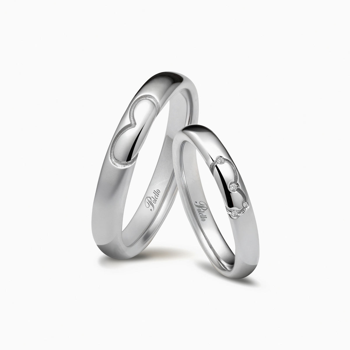 Polello Platinum Wedding Rings 3358