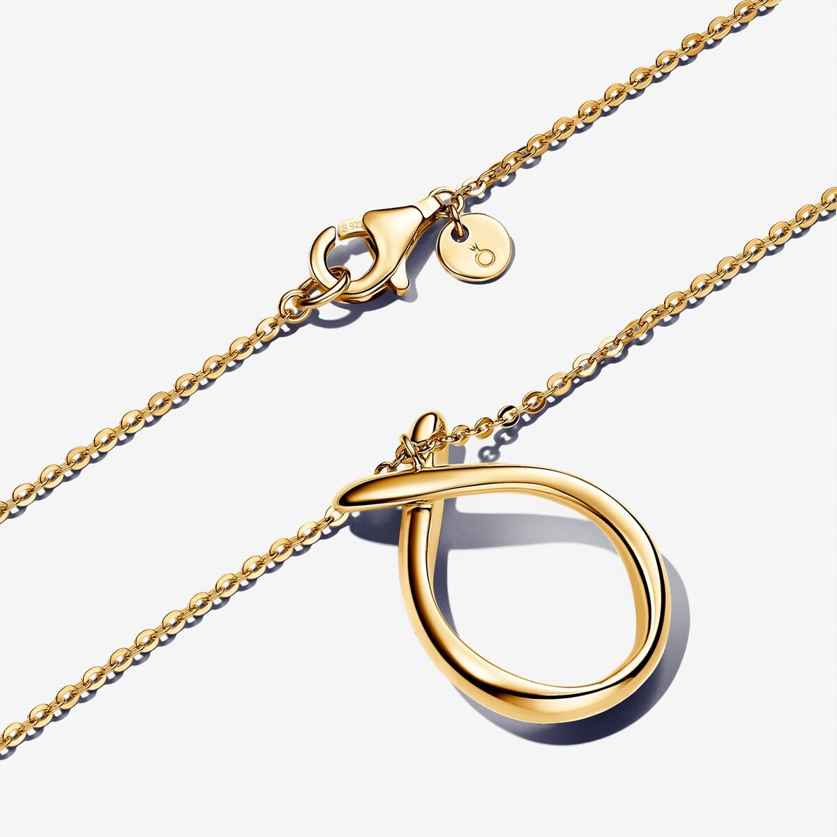Pandora Collana Collana Goccia Linea Sinuosa 363316C00