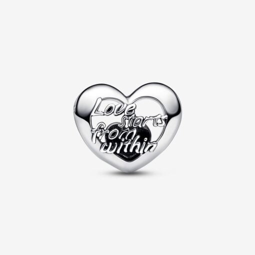 Pandora Charm Openwork “Love starts from within“ 792512C00