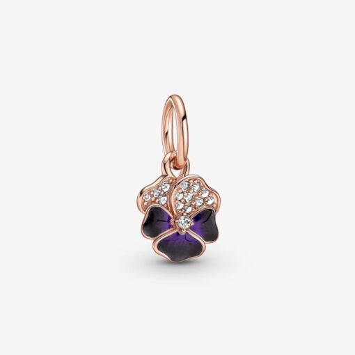 Pandora Charm Viola del Pensiero Luminosa 780776C01