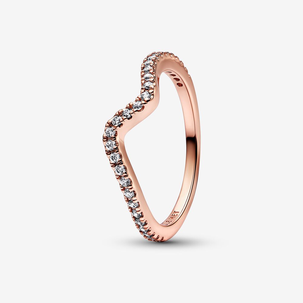 Pandora Anello Onda Pietre Luminose 182539C01