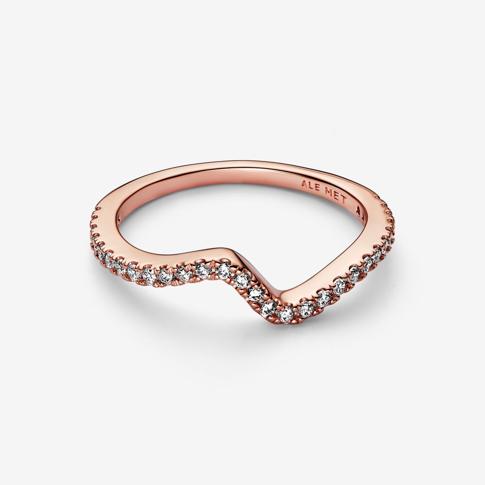 Pandora Anello Onda Pietre Luminose 182539C01