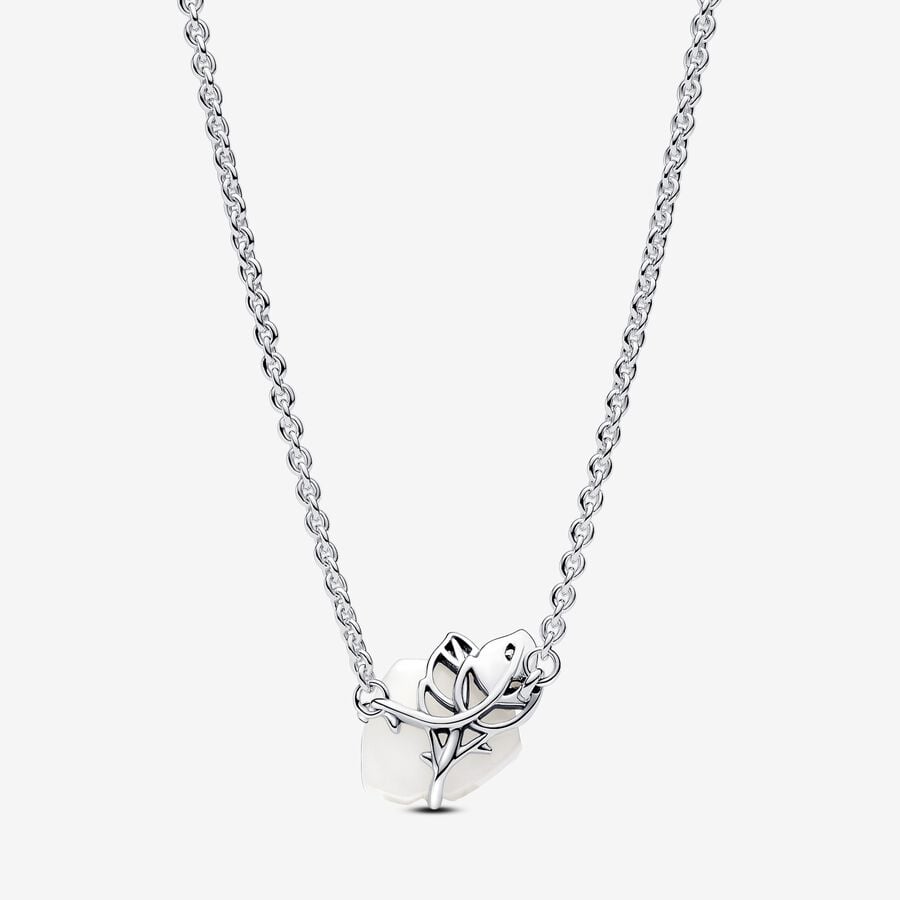 Pandora Collana Rosa Bianca 393206C01