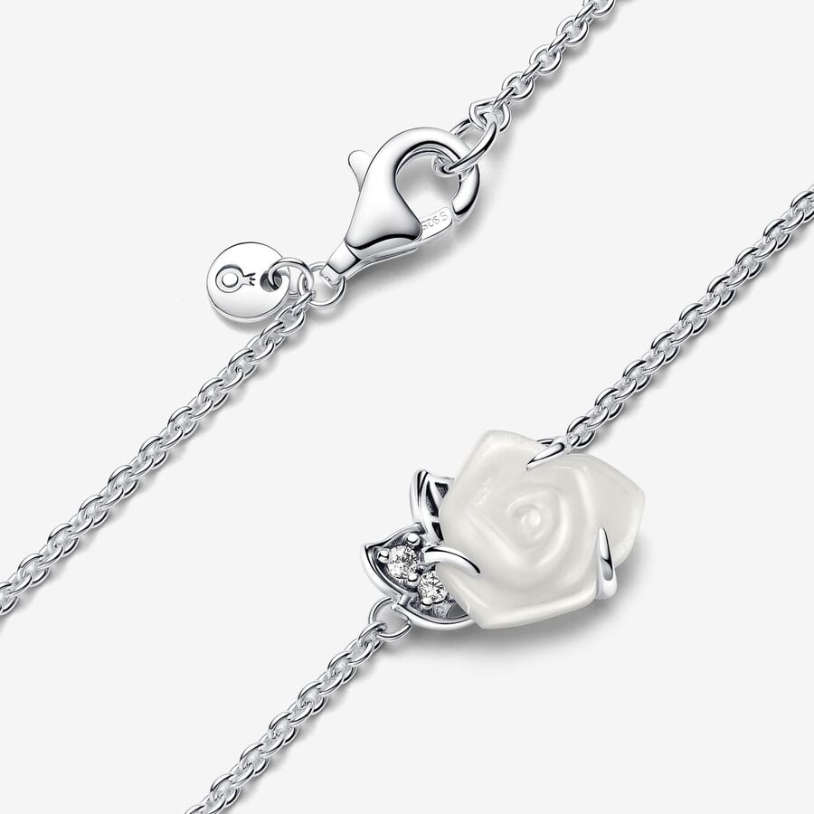 Pandora Collana Rosa Bianca 393206C01