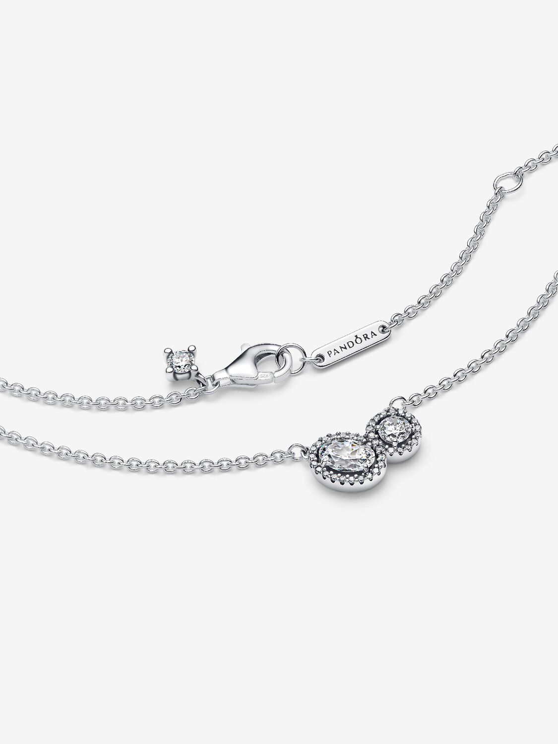 Pandora Collana Doppia Pietra Luminosa 393776C01