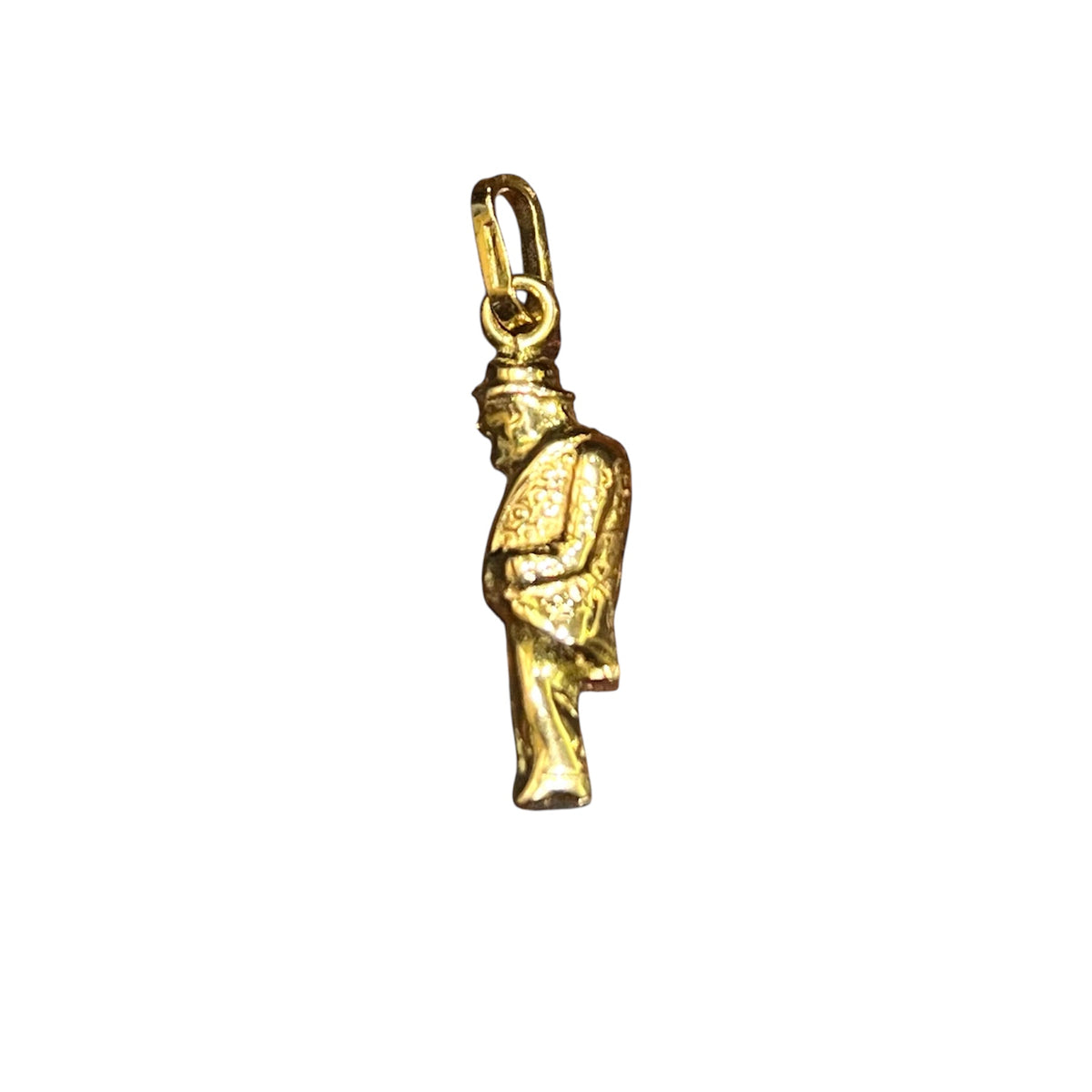 Paddle Racket Pendant in 18kt Yellow Gold