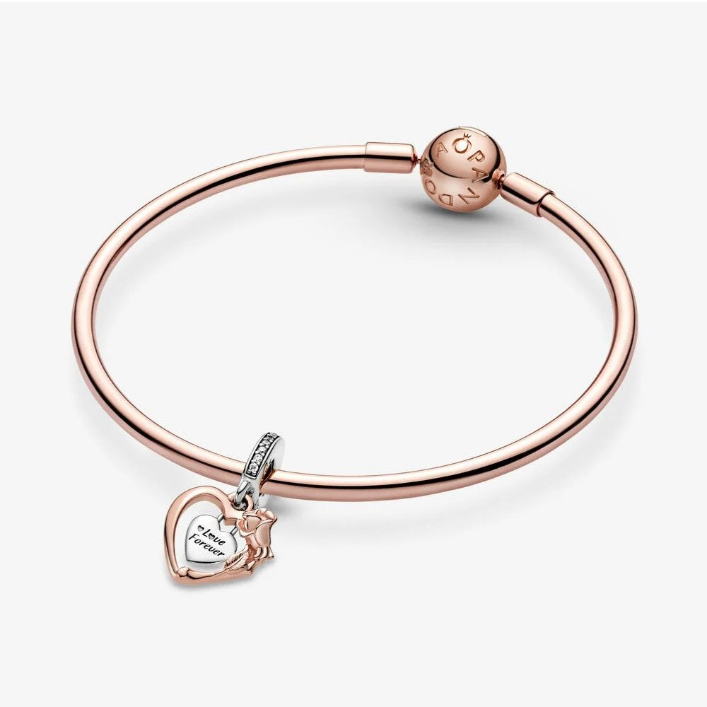 Pandora Charm Pendente Cuore e Rosa 789290C01