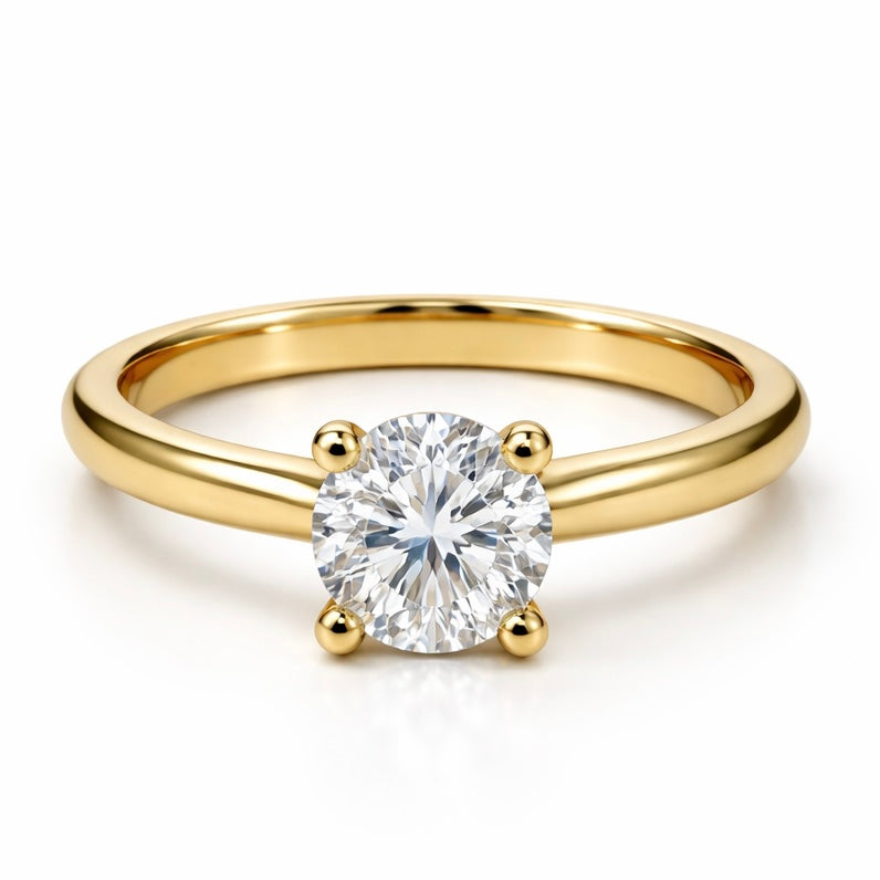  solitaire ring 0.40 ct E VS2