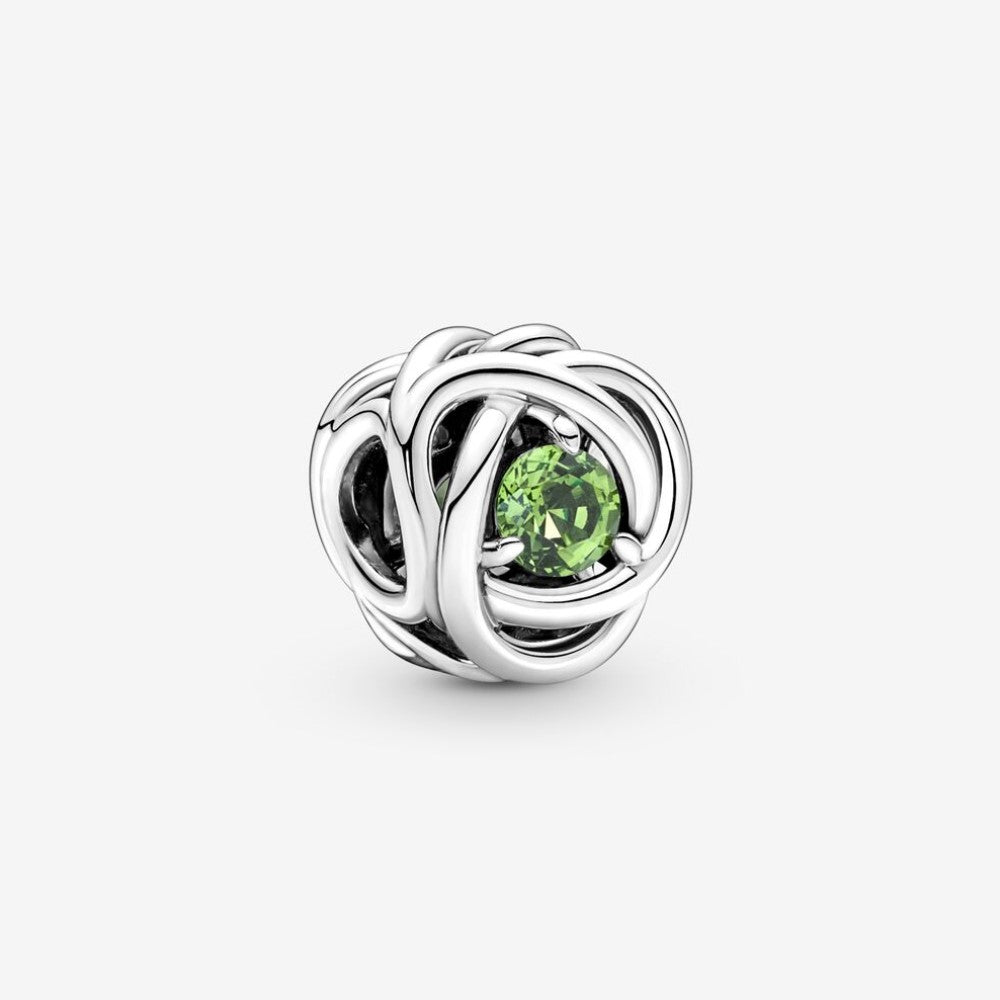 Pandora Charm Cerchio Eterno Verde 790065C03