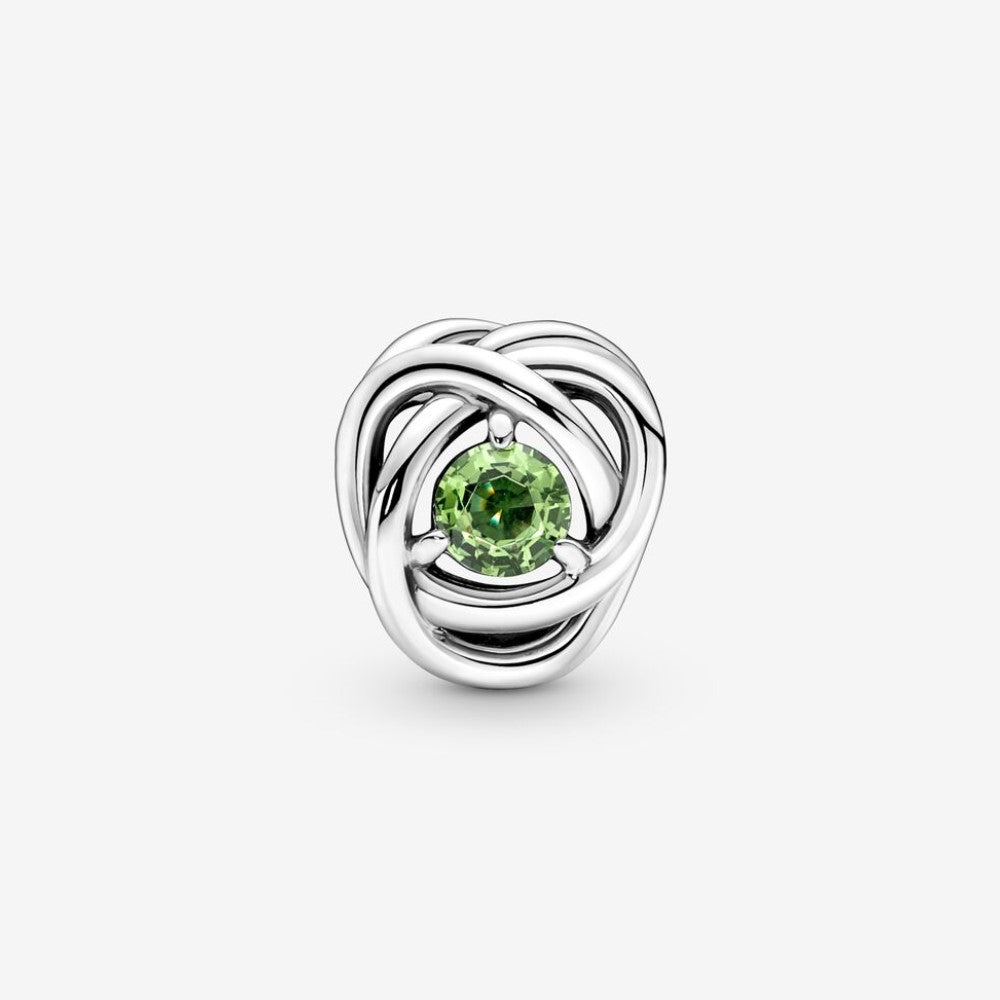 Pandora Charm Cerchio Eterno Verde 790065C03
