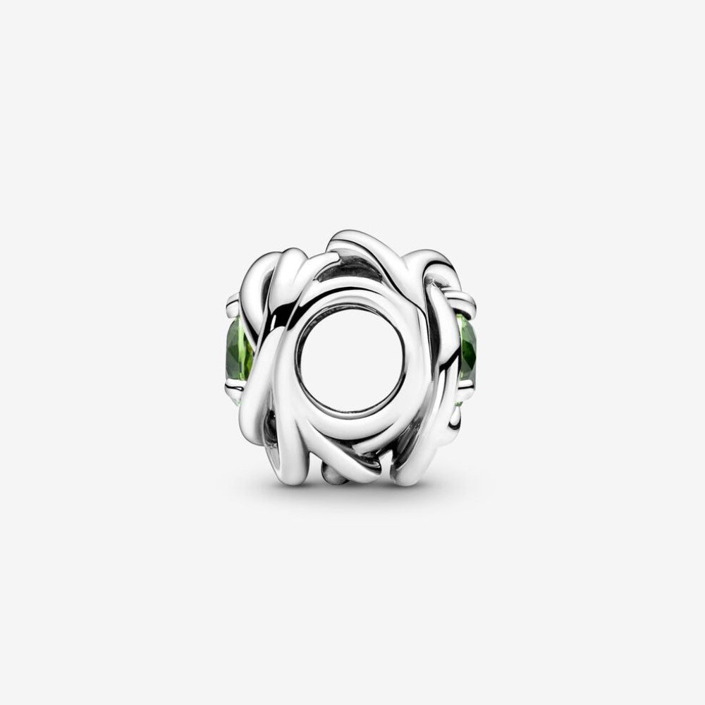 Pandora Charm Cerchio Eterno Verde 790065C03
