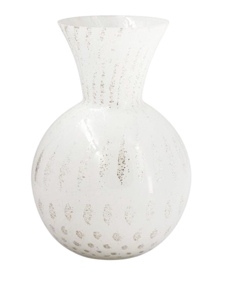 Dogale Venezia Vaso Stelle Cadenti Bianco Latte 51.31.0188