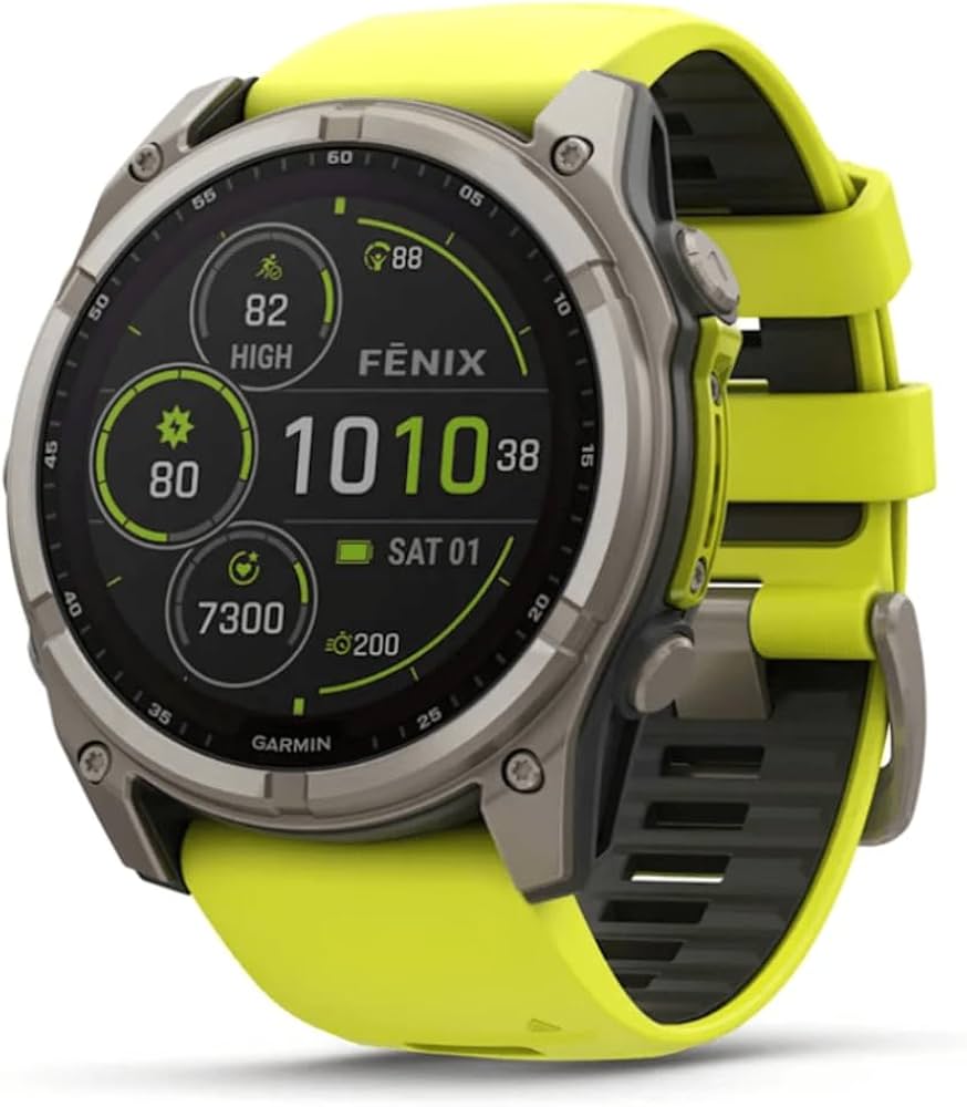 Garmin Fenix ​​8 47 MM Solar Sapphire, Titanium