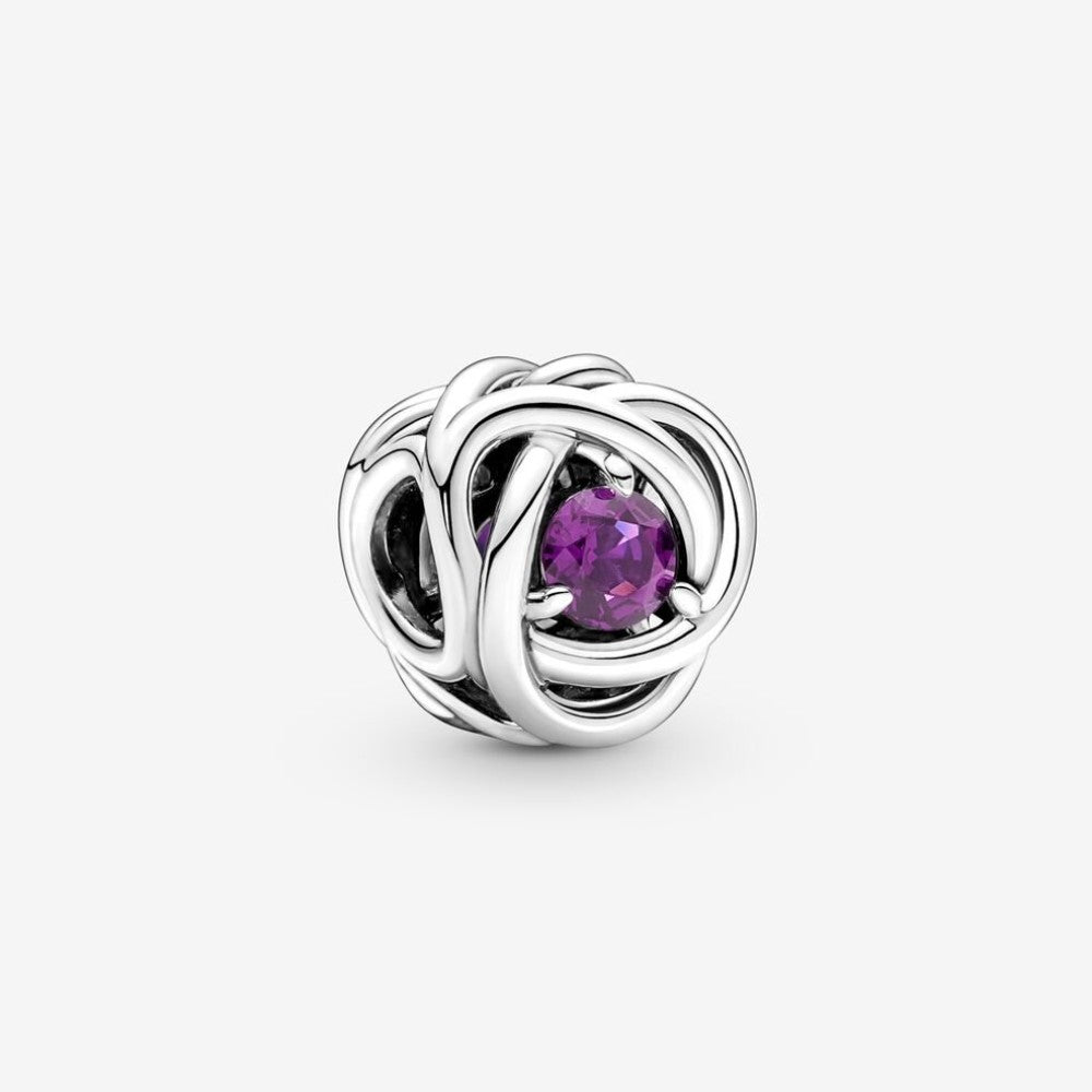 Pandora Charm Cerchio Eterno Viola 790065C02