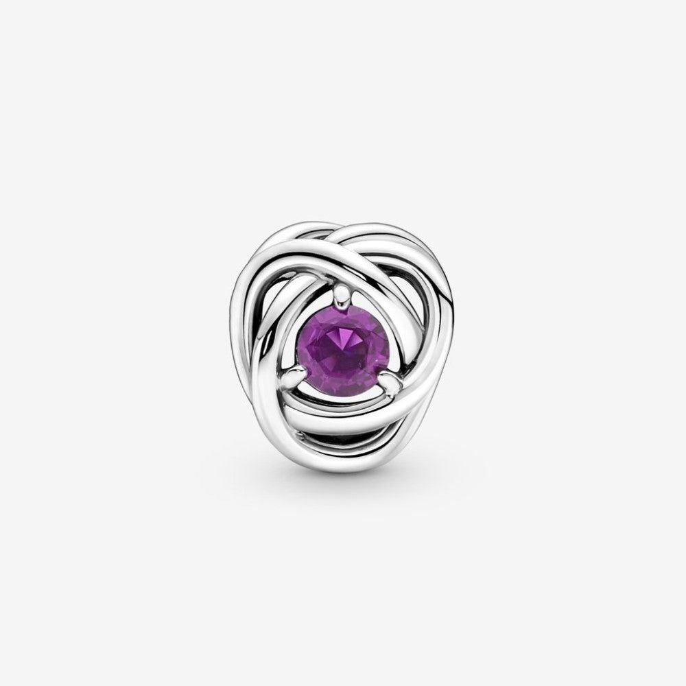 Pandora Charm Cerchio Eterno Viola 790065C02