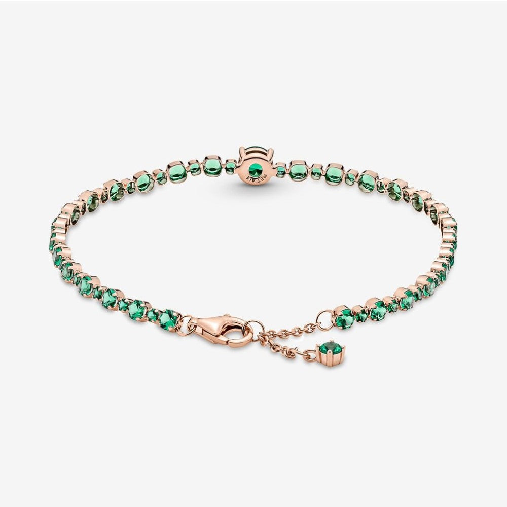Pandora Bracciale Tennis con Pietre Verdi 580044C01