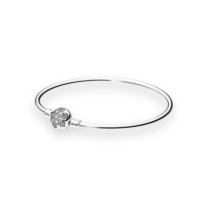 Pandora Bracciale Rigido con Chiusura Sferica e Zirconia 590740CZ