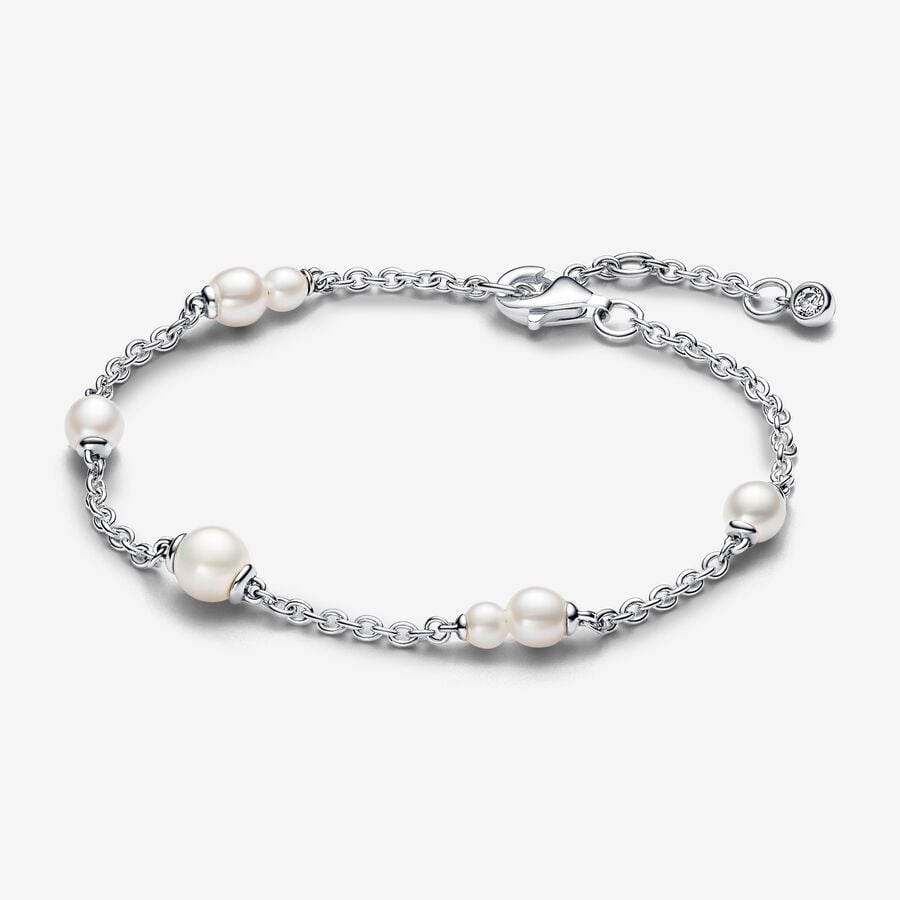 Pandora Bracciale Catena con Perle d’Acqua Dolce Coltivate 593172C01